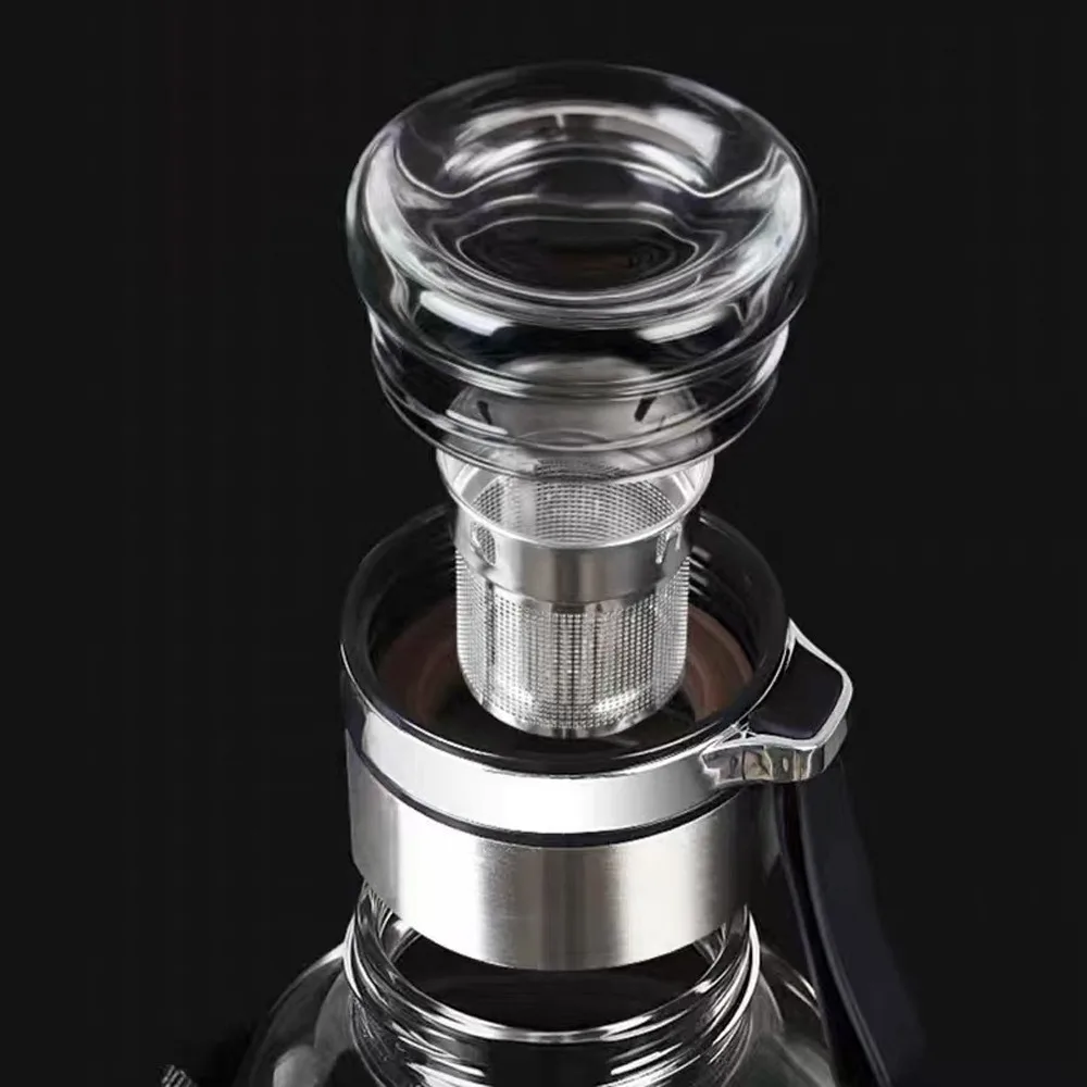 1000ml/750ml Glass Water Bottle with Filter and Sleeve Leak Proof Tea Cup BPA Free Reusable Outdoor Portable Water Bottle